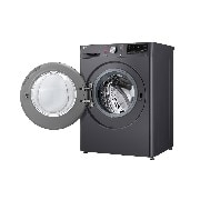 Lavadora LG wd12mvc5s6, vista lateral puerta abierta